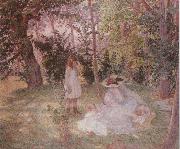Henry Lebasques Picnic on the Grass Sweden oil painting artist
